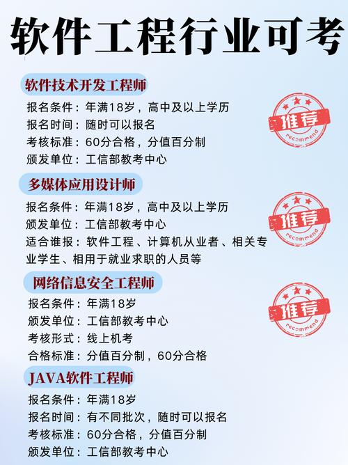 软件技术开发工程师多媒体应用设计师网络信息安全工程师java软件工程